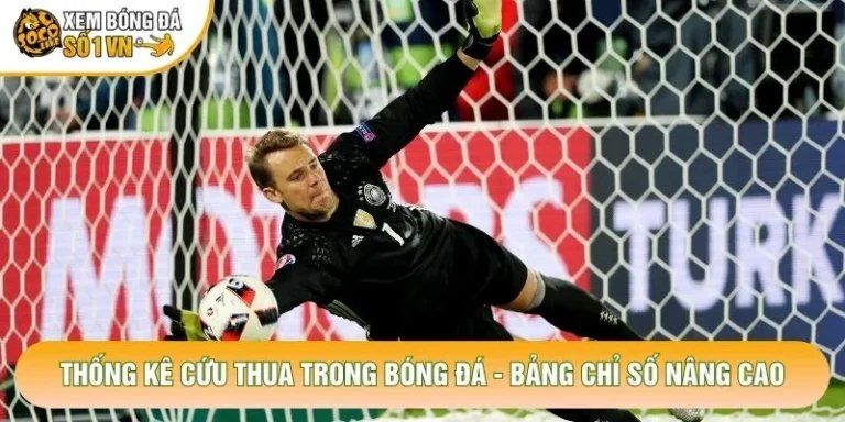 Thống Kê Cứu Thua Trong Bóng Đá - Bảng Chỉ Số Nâng Cao